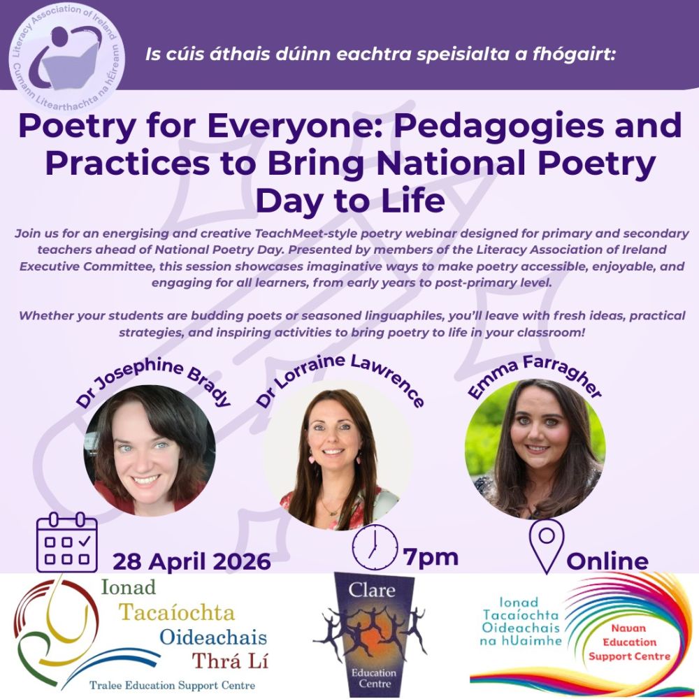SP26-101 Poetry for Everyone: Pedagogies and Practices to Bring National Poetry Day to Life 